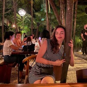 Black and White Stripes Mini Dress / Summer Dress